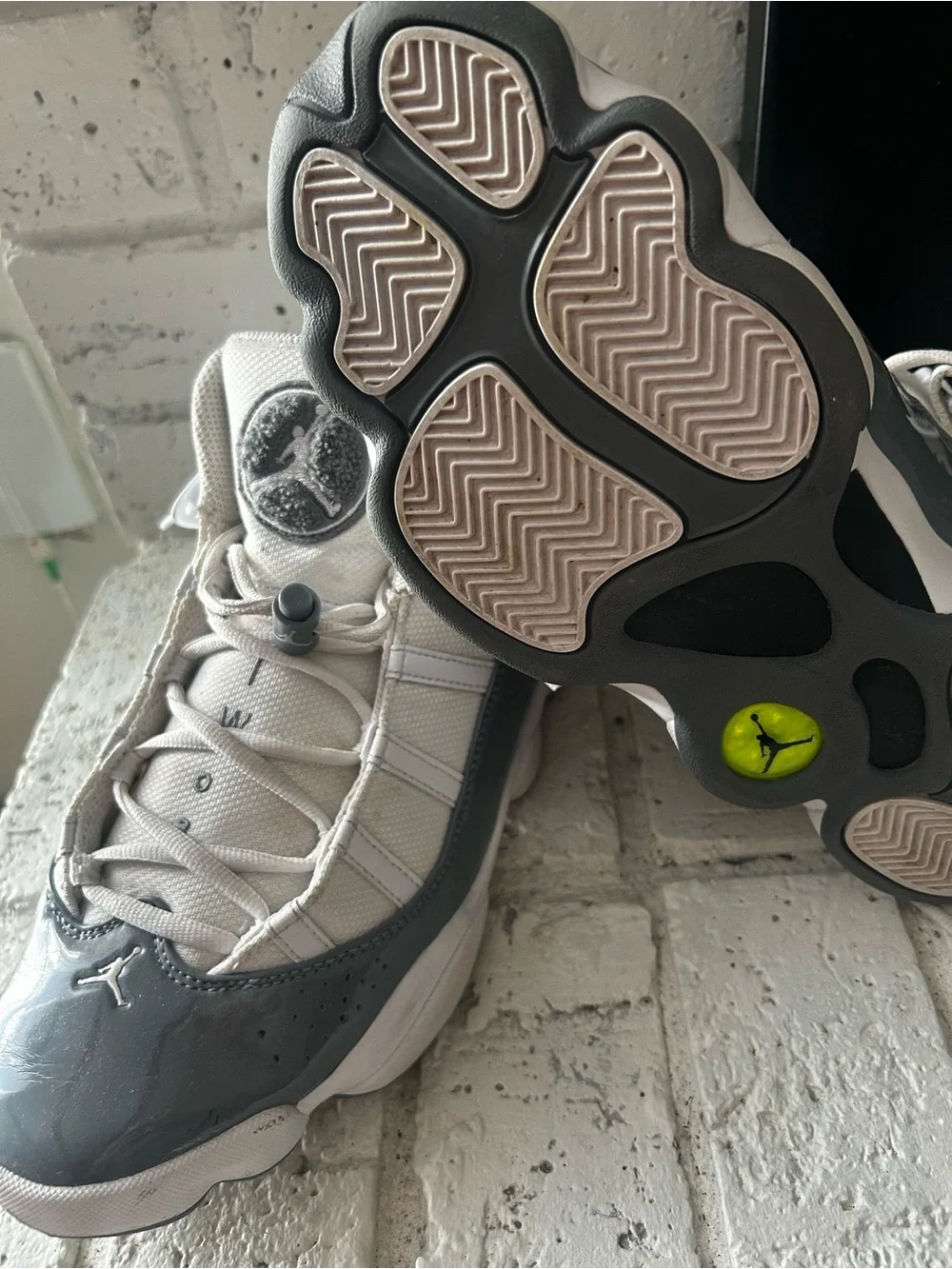 Jordan Six Rings Men’s Sneakers White and Gray